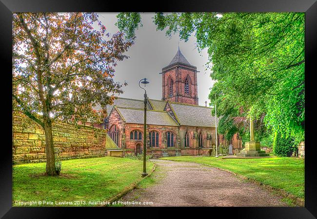 St Helens Church Framed Print by Pete Lawless
