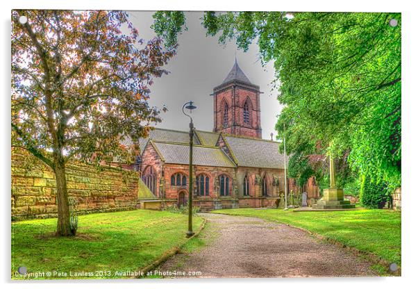 St Helens Church Acrylic by Pete Lawless