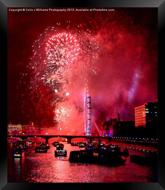 Goodbye 2012 From London 3 Framed Print by Colin Williams Photography