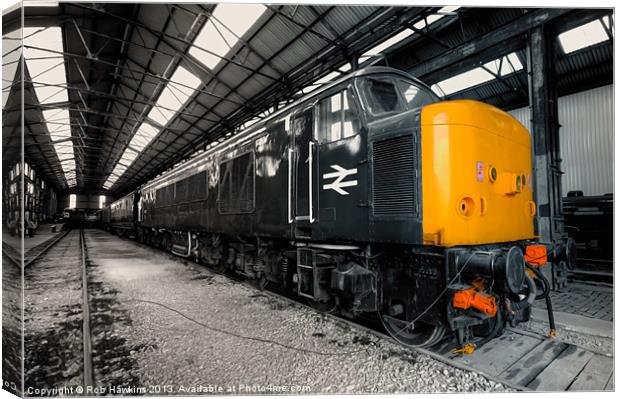 The BR class 45 Canvas Print by Rob Hawkins