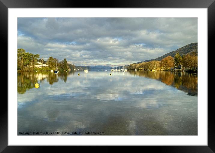 Windermere Views Framed Mounted Print by Jamie Green