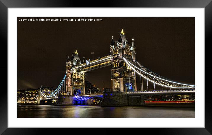 Tower Bridge Framed Mounted Print by K7 Photography