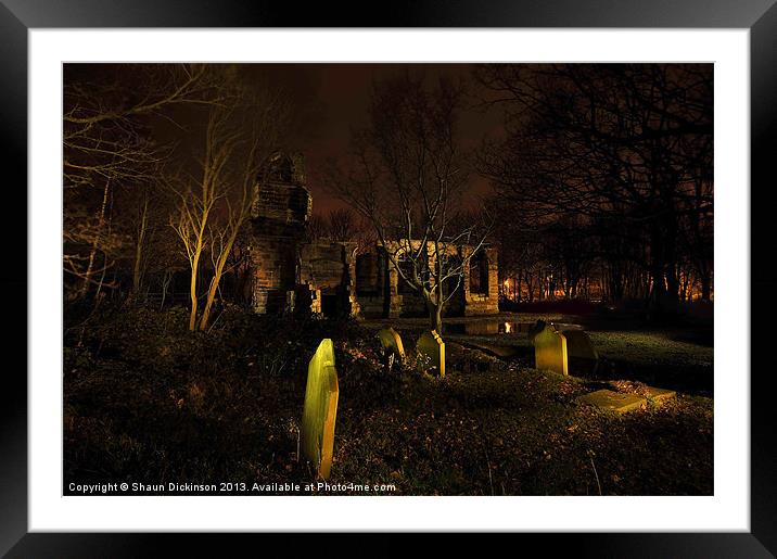 St Catherines Chapel Ruins Framed Mounted Print by Shaun Dickinson