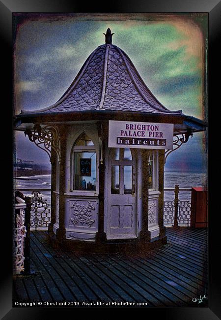 Palace Pier Haircuts Framed Print by Chris Lord