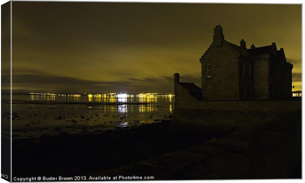 BLACKNESS CASTLE, On the Forth Canvas Print by Buster Brown