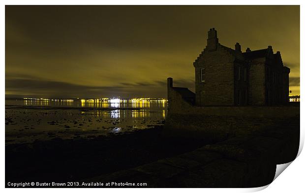 BLACKNESS CASTLE, On the Forth Print by Buster Brown