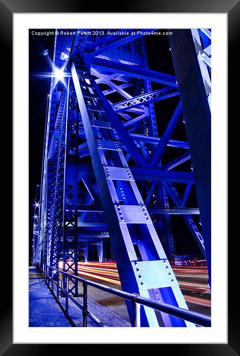 MainStreet Bridge Framed Mounted Print by Robert Pettitt