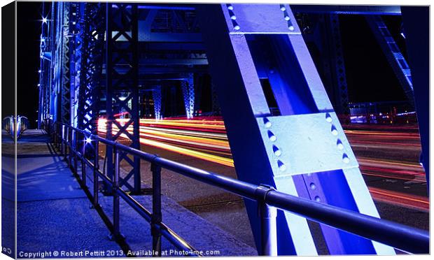 MainStreet Bridge II Canvas Print by Robert Pettitt