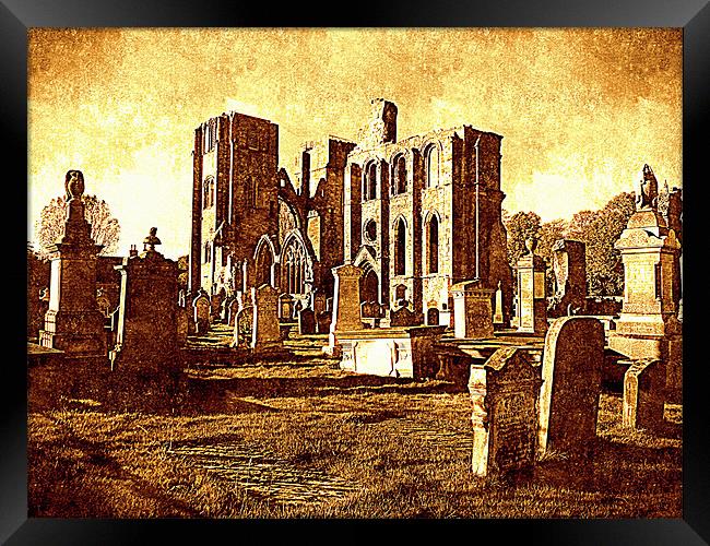 elgin abbey Framed Print by dale rys (LP)