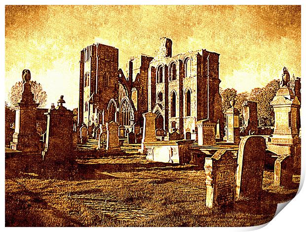 elgin abbey Print by dale rys (LP)
