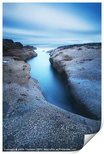 Avenue to the Sea Print by Keith Thorburn EFIAP/b