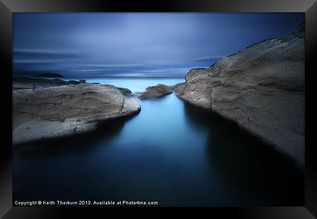 Blue Lagoon Framed Print by Keith Thorburn EFIAP/b