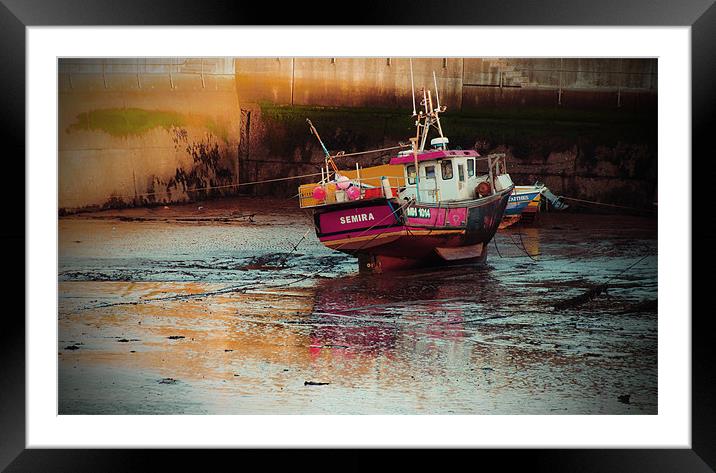 The Tide is out Framed Mounted Print by Jonathan Parkes