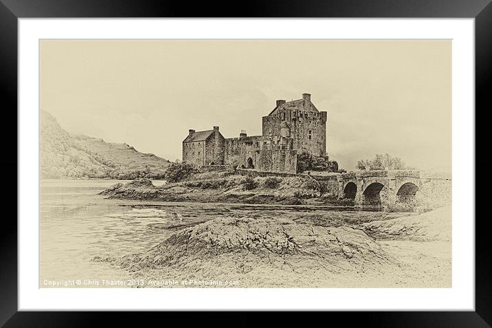 Eilean Donan Castle 2 Framed Mounted Print by Chris Thaxter