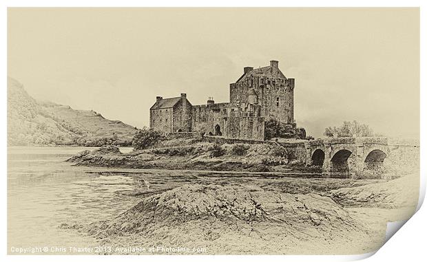Eilean Donan Castle 2 Print by Chris Thaxter