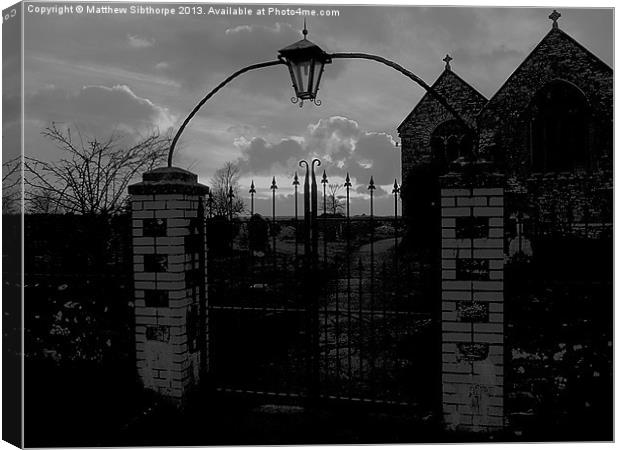 Meet Me at the Cemetery Gates Canvas Print by Bristol Canvas by Matt Sibtho
