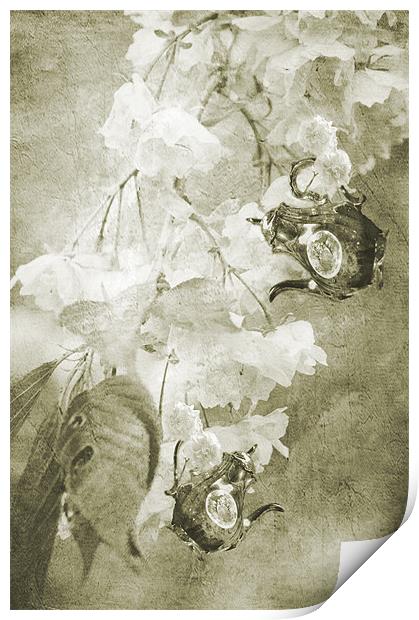 Old Fashioned  high tea Print by Dawn Cox