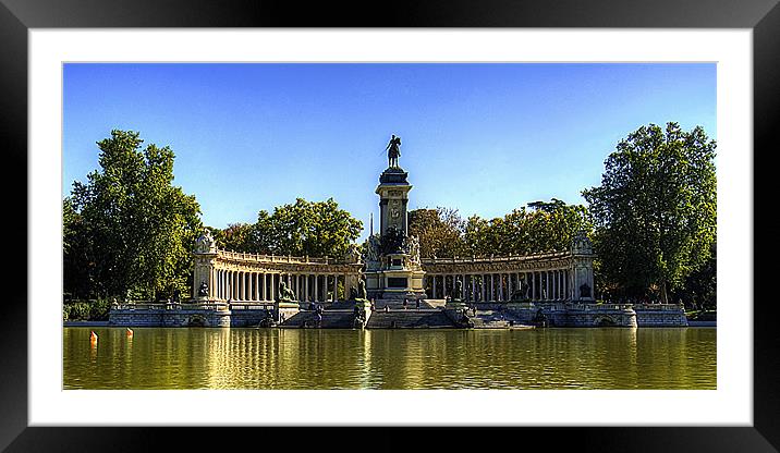 Monumento a Alfonso XII Framed Mounted Print by Tom Gomez