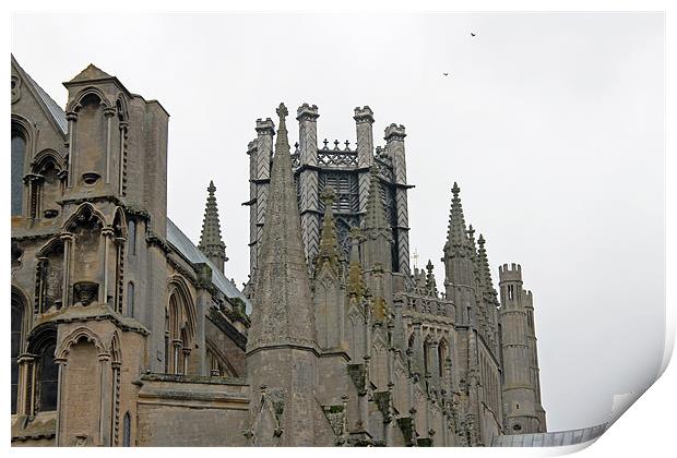 Octagon Tower Ely Cathedral Print by Tony Murtagh