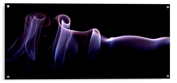 Purlpe Swirl Acrylic by Ian Cocklin