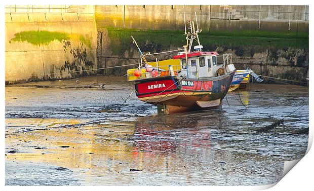 Low Tide Print by Jonathan Parkes