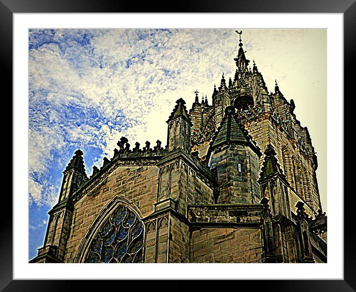 st.giles cathedral Framed Mounted Print by dale rys (LP)