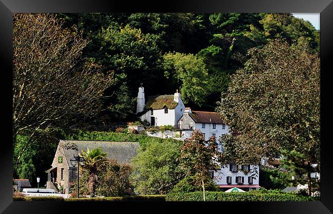 Shelleys Cottage, Lynmouth Framed Print by graham young