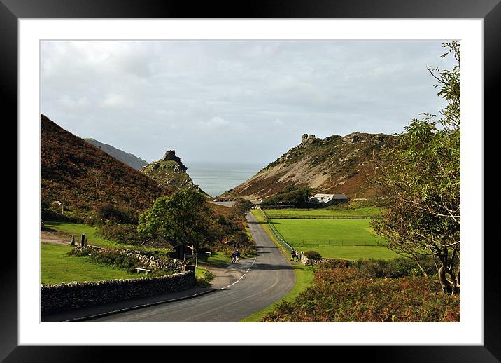 Valley of the Rocks Framed Mounted Print by graham young