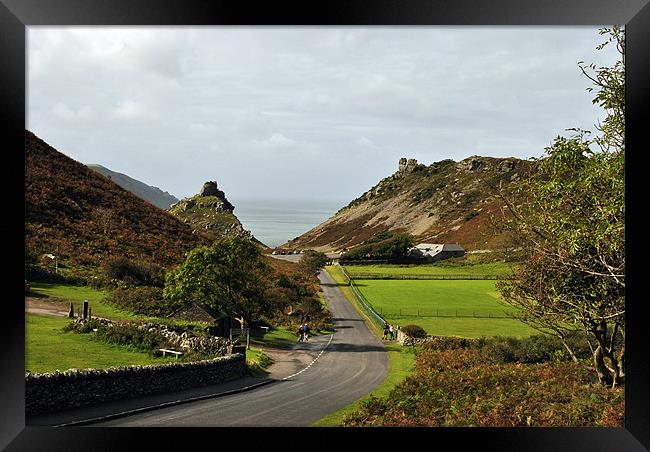 Valley of the Rocks Framed Print by graham young