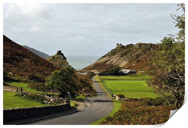 Valley of the Rocks Print by graham young