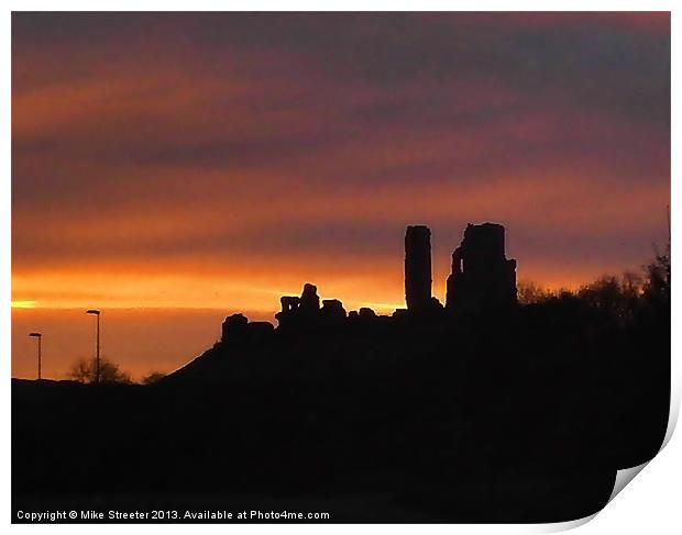 New Year Sunrise Print by Mike Streeter