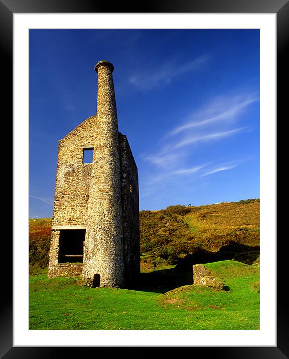 Wheal Betsy,Dartmoor Framed Mounted Print by Darren Galpin