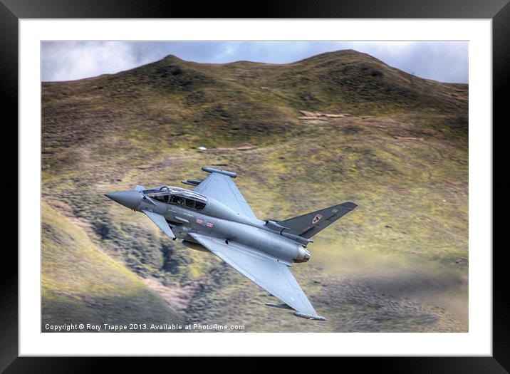 RAF Typhoon Framed Mounted Print by Rory Trappe