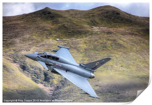 RAF Typhoon Print by Rory Trappe