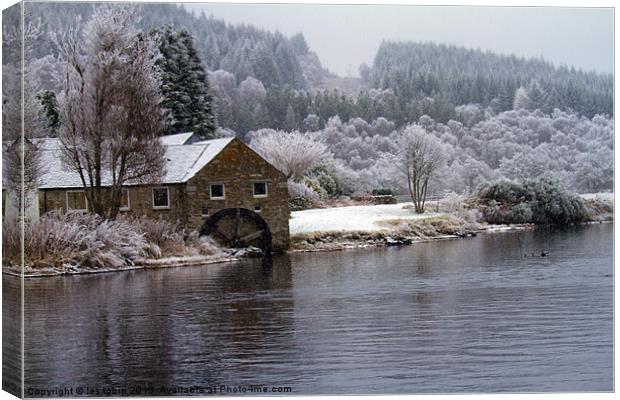 Old Mill Canvas Print by les tobin