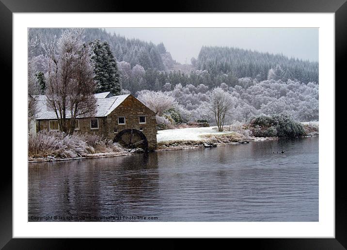 Old Mill Framed Mounted Print by les tobin