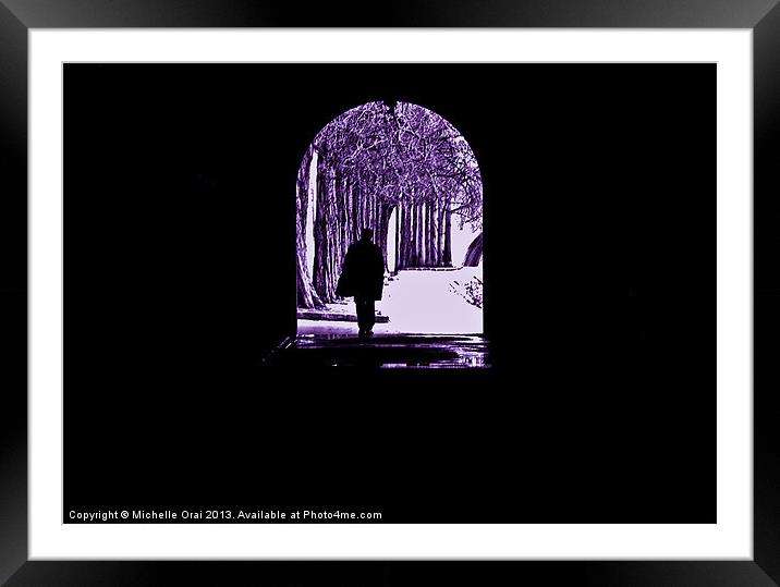 Into the light Framed Mounted Print by Michelle Orai