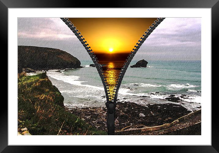 dual weather Framed Mounted Print by keith sutton