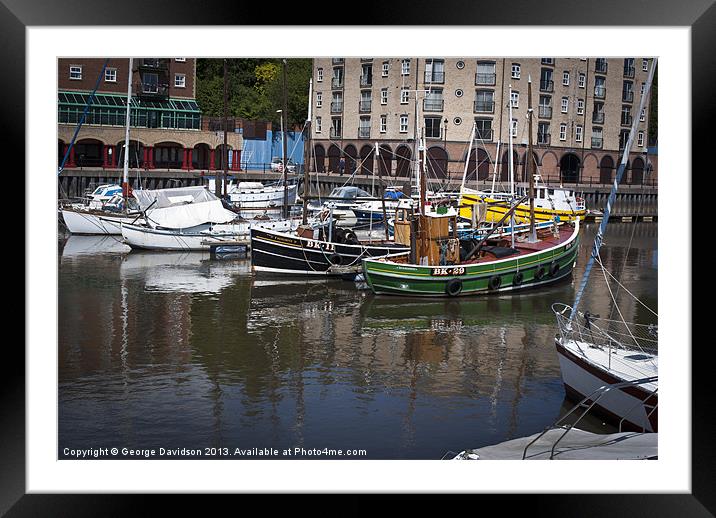 St Peters Basin Framed Mounted Print by George Davidson