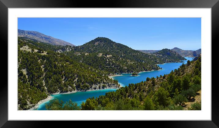 Lake View Framed Mounted Print by Fine art by Rina