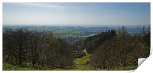 View From Clent Hills Print by Oliver Walton