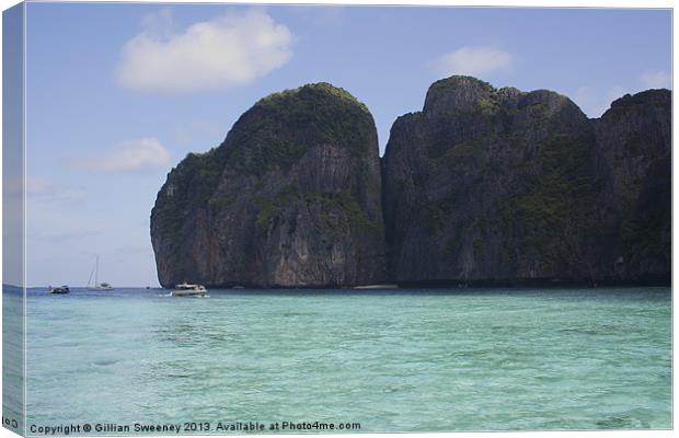 Koh Phi Phi Lay Canvas Print by Gillian Sweeney