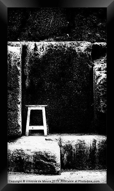 Lost Chair Framed Print by Vinicios de Moura