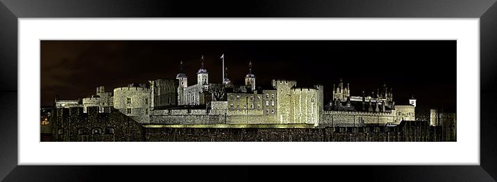 Tower of London Framed Mounted Print by peter tachauer