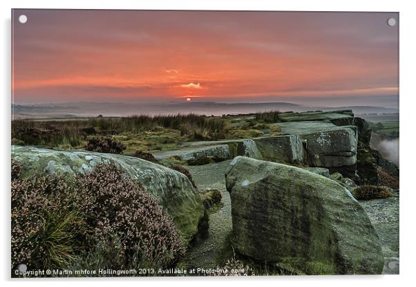 Peak District Sunrise Acrylic by mhfore Photography