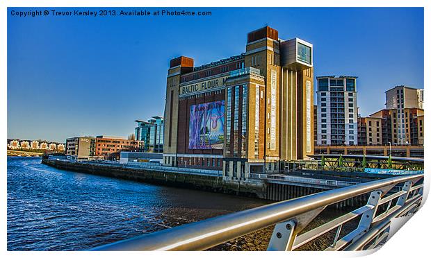 The Baltic Arts Centre Print by Trevor Kersley RIP
