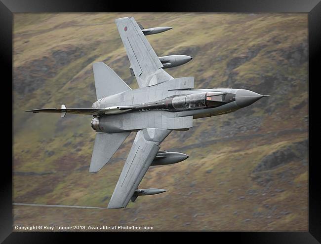 RAF Tornado - Shiny two Framed Print by Rory Trappe