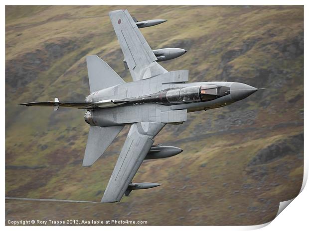 RAF Tornado - Shiny two Print by Rory Trappe