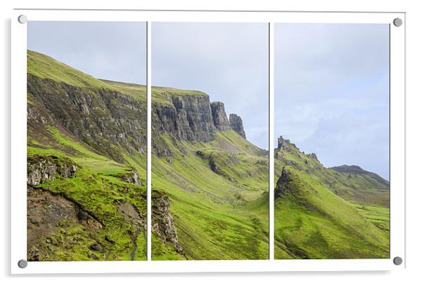 Majestic Quiraing Triptych Acrylic by Chris Thaxter