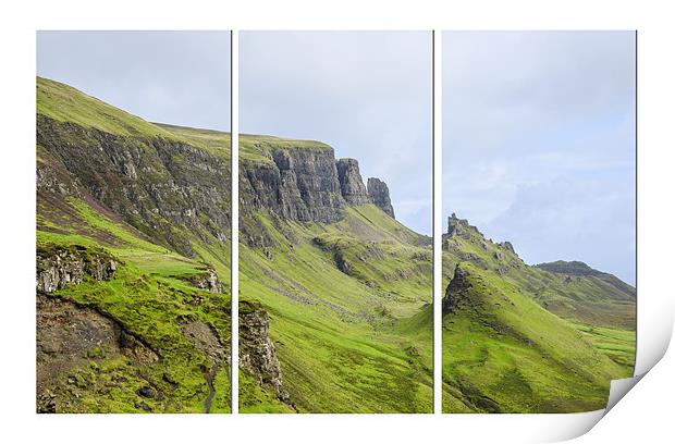 Majestic Quiraing Triptych Print by Chris Thaxter